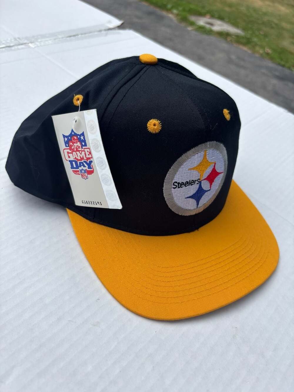 Vintage NFL Pittsburgh Steelers Game Day Snapback Hat New with Tag